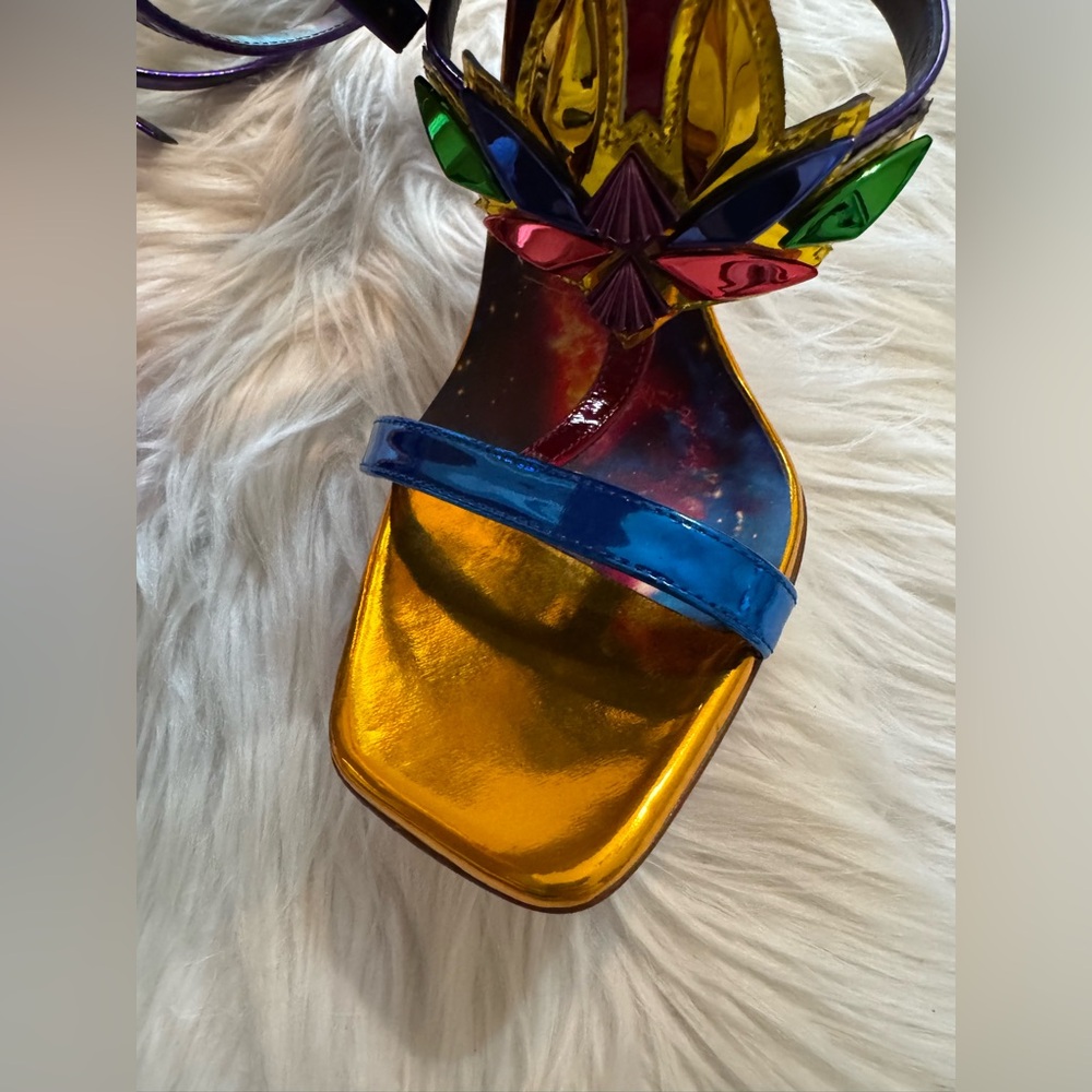 Christian Louboutin x Marvel Gladiator Sandals Multicolor 35 - Picture 8 of 12